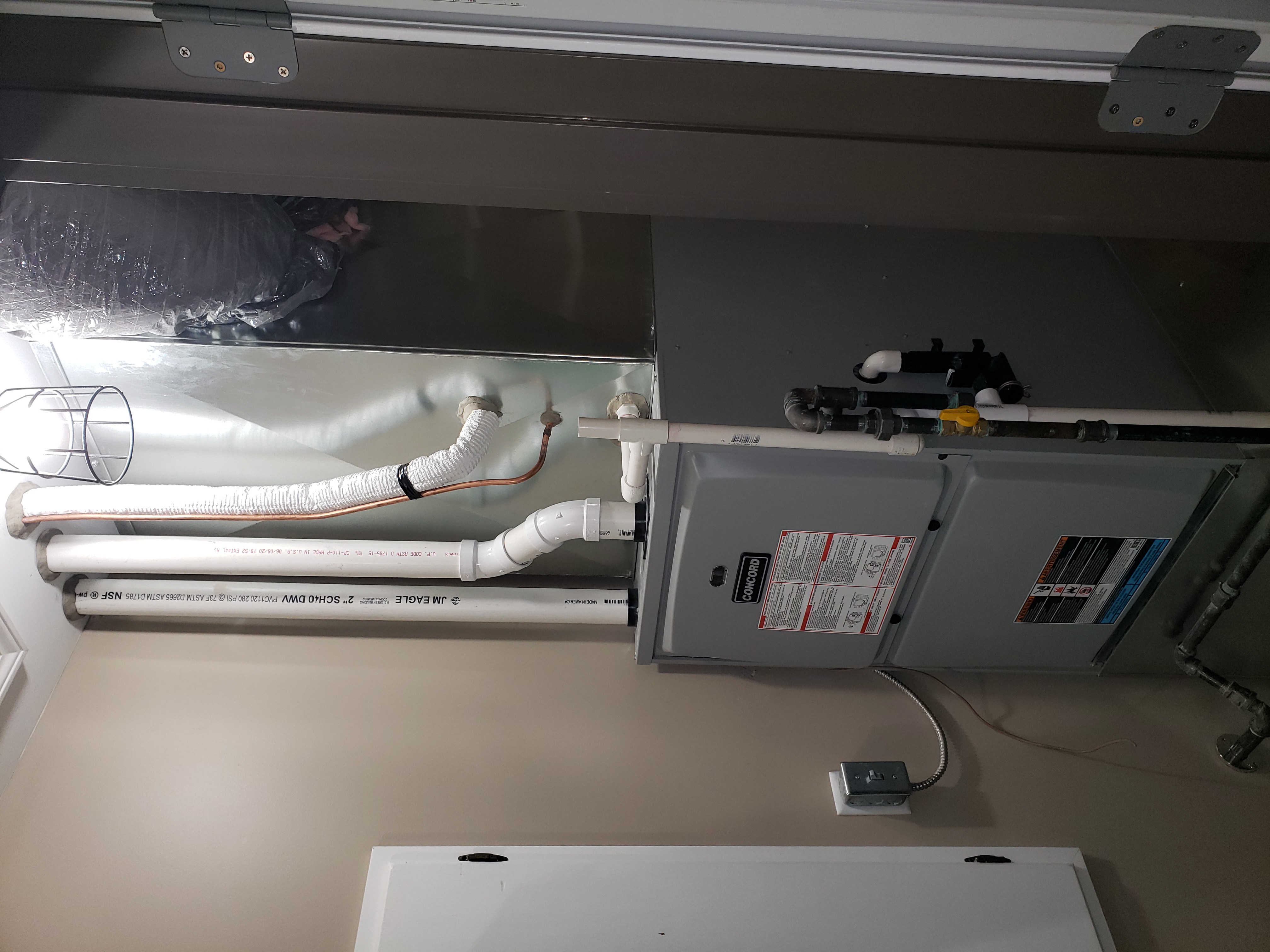 Furnace and AC installation